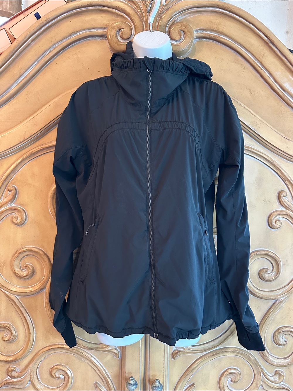 Lululemon Black Hooded Utility Jacket